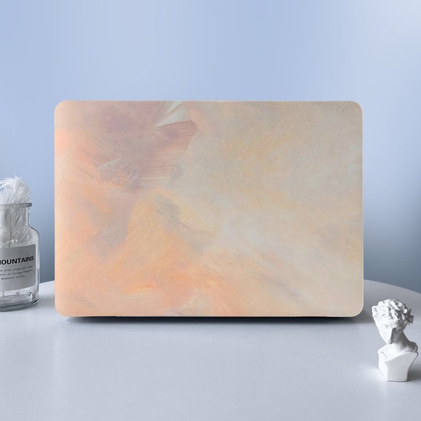 Oil Painting Simple MacBook Case Macbook Air Pro Case Protective Case For M2 Air 13 A2681 Air 13 A2337 Pro 13 14 16 Case 2023 2022 2021