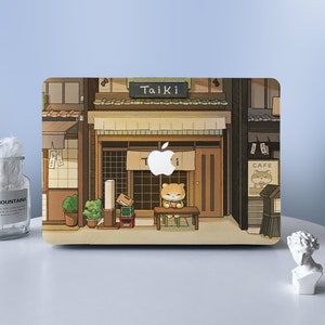 Cute Bear Street Cartoon MacBook Case Macbook Air Case Protective Case For M2 Air 13 A2681 Air 13 15 Pro 13 14 16 Case 2023 2022 2021 2020