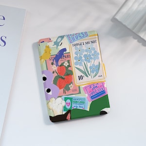 Cartoon Cat Heart Kindle Paperwhite-hoesje voor Paperwhite 1/2/3/4, Kindle 2019/2022, Kindle Paperwhite-hoes, Kindle-hoesje met automatisch ontwaken/slapen