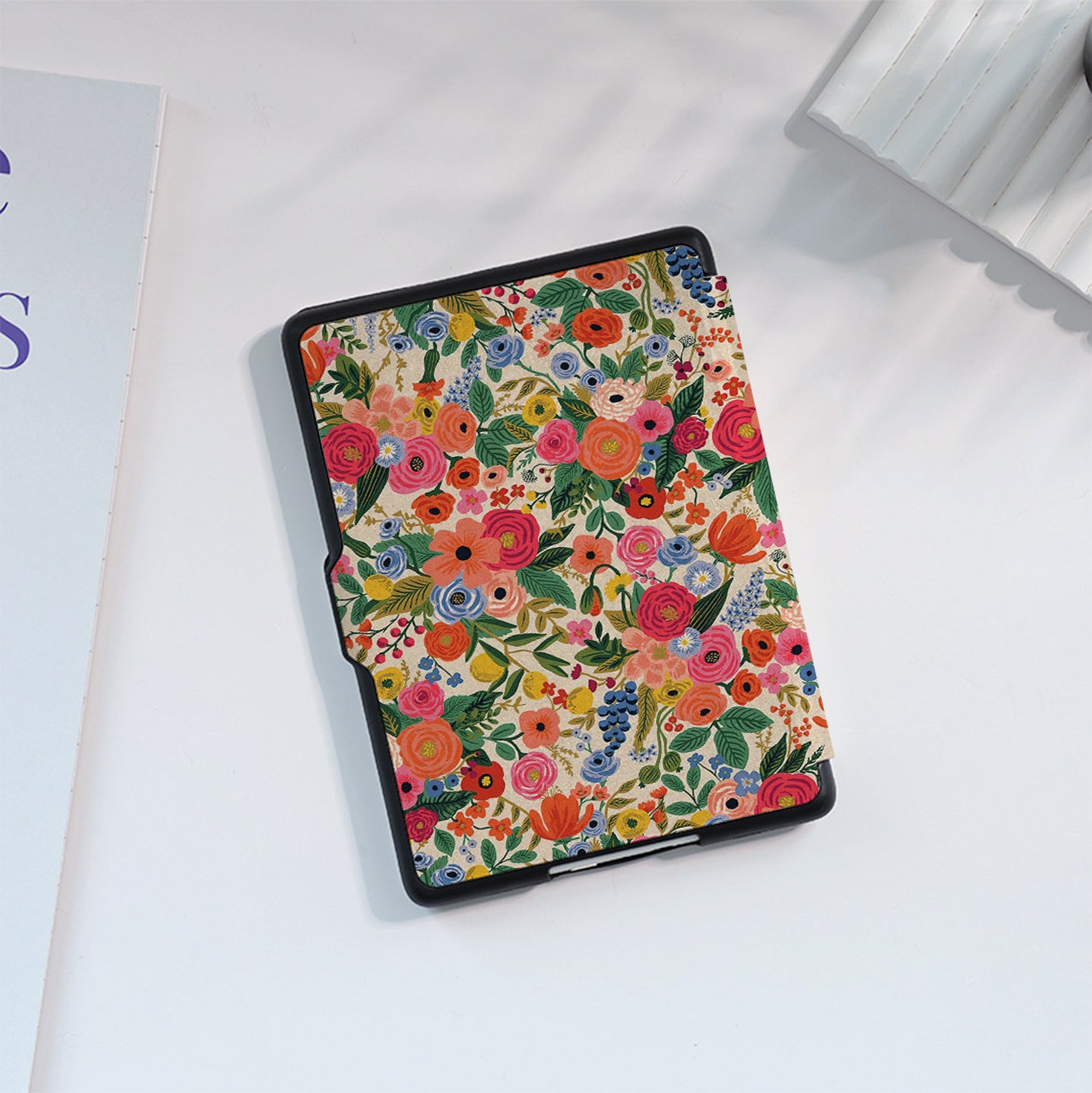 Colorful Flowers Kindle Case Custom for Paperwhite 1/2/3/4, Kindle 2019 ...