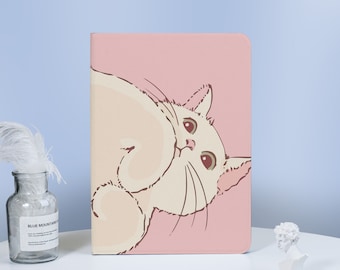 Lovely Anime Cat iPad Case for 2022/2021 iPad Pro 12.9'' 11'' Case, iPad Air 4/5 Case iPad 10 Case, iPad mini 6 Case, iPad Cover Sleeve