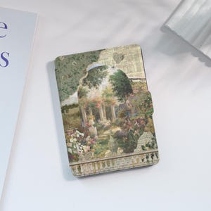 Custodia Kindle Retro Collage personalizzata per Paperwhite 1/2/3/4, Kindle 2019/2022, custodia Kindle Paperwhite, custodia Kindle con accensione/spegnimento automatici