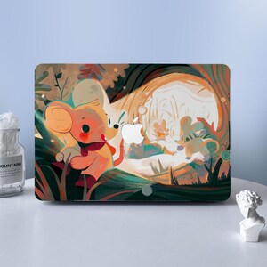 Souris de dessins animés Étui MacBook mignon Étui Macbook Air Pro Étui de protection pour M2 Air 13 A2681 Air 13 A2337 Pro 13 14 16 Étui 2023 2022 2021