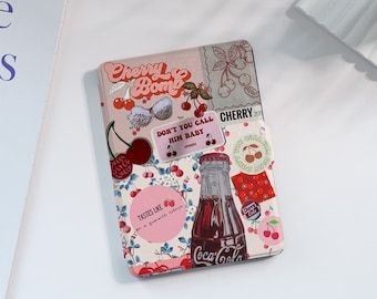 Cherry en Cola Cute Kindle Case Custom voor Paperwhite 1/2/3/4, Kindle 2019/2022, Kindle Paperwhite Cover, Kindle Case met Auto Wake/Sleep