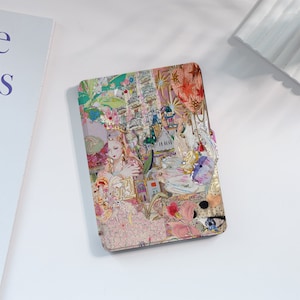 Custodia Kindle Romantic Princess personalizzata per Paperwhite 1/2/3/4, Kindle 2019/2022, custodia Kindle Paperwhite, custodia Kindle con accensione/spegnimento automatici