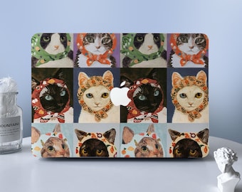 Colorful Art Kitten MacBook Case Macbook Air Case Protective Case For M2 Air 13 A2681 Air 13 15 Pro 13 14 16 Case 2023 2022 2021 2020