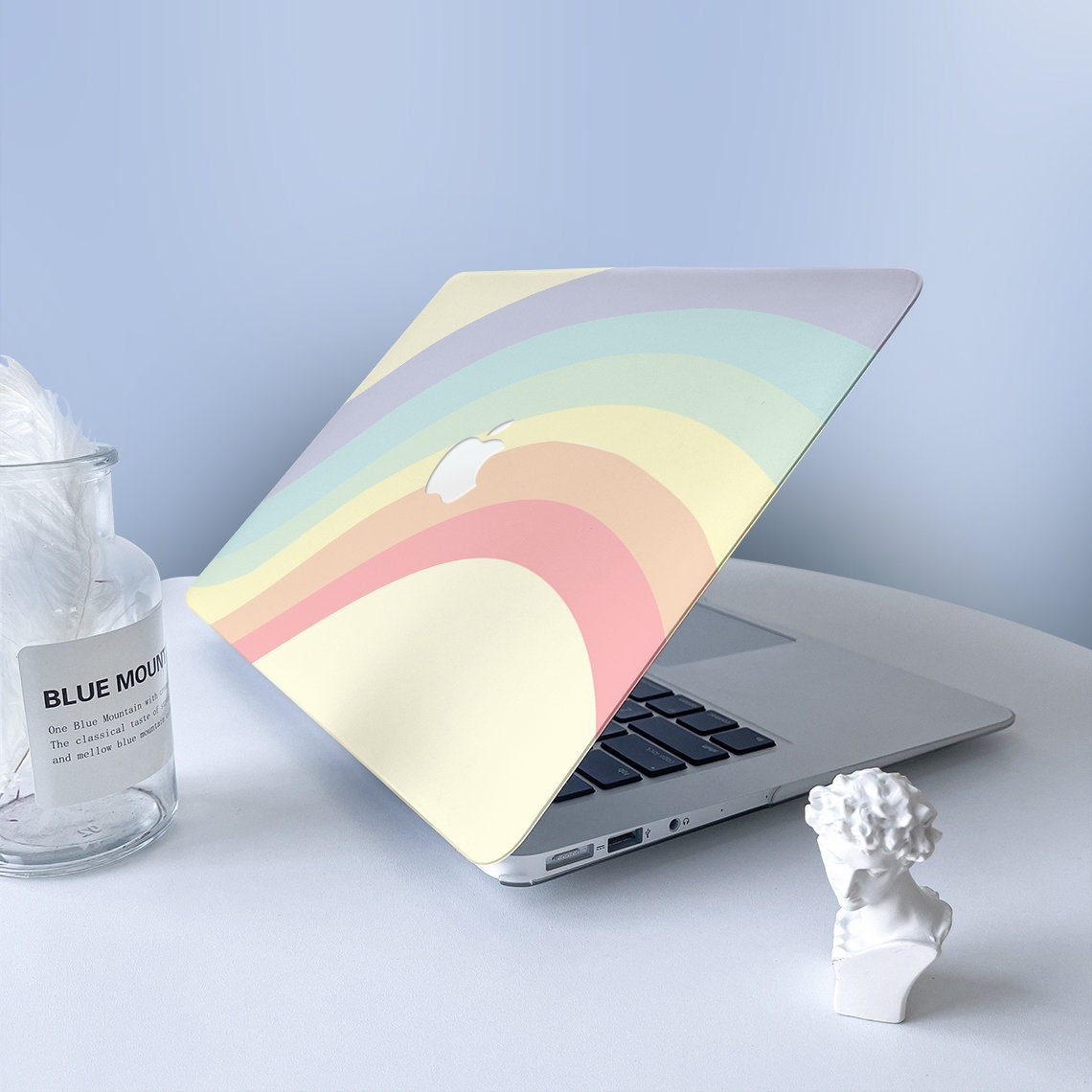 Rainbow Stripe Cute Laptop Skins sold by Patter Cody | SKU 4475522 ...