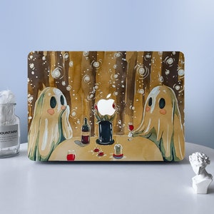 Ghost of Romantic Dinner MacBook Case Macbook Air Pro Case Protective Case For M2 Air 13 A2681 Air 13 A2337 Pro 13 14 16 Case 2023 2022 2021