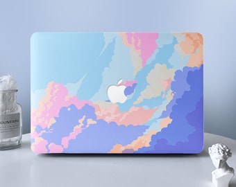Coloré nuage ciel anime MacBook étui de protection rigide pour ordinateur portable housse pour MacBook Air 11 13 Macbook Pro 13 15 16 2020 2022