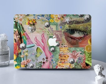 Pintura al óleo Colorida MacBook Funda Macbook Air Pro Funda protectora para M2 Air 13 A2681 Air 13 A2337 Pro 13 14 16 Funda 2023 2022 2021