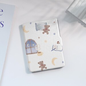 Uroczy rysunkowy niedźwiedź Kindle Case niestandardowy dla Paperwhite 1/2/3/4, Kindle 2019/2022, Kindle Paperwhite Cover, Kindle Case z automatycznym wybudzaniem/uśpieniem