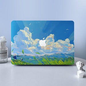 Cloud Meadow Cartoon MacBook Case Macbook Air Case Protective Case For M2 Air 13 A2681 Air 13 15 Pro 13 14 16 Case 2023 2022 2021 2020