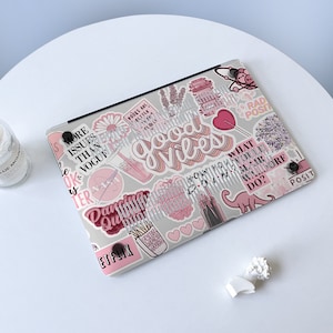 Funda protectora para MacBook Air, pegatina rosa Collage, para M2 Air 13 A2681 Air 13 15 Pro 13 14 16, 2023, 2022, 2021, 2020 imagen 6