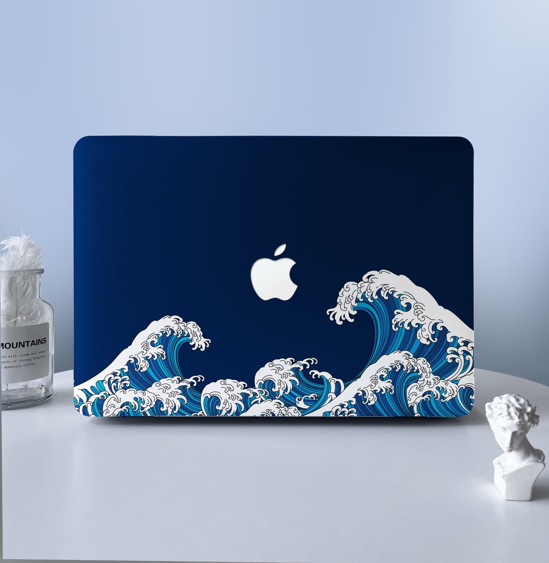 Ukiyoe the Great Blue Wave Custom MacBook Protective Hard Case Laptop ...