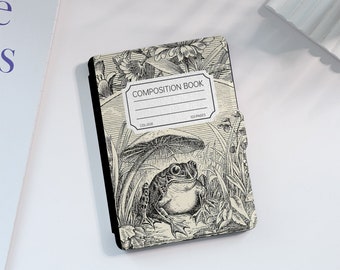 Frogs Composition Kindle Hülle Custom für Paperwhite 1/2/3/4, Kindle 2019/2022, Kindle Paperwhite Cover, Kindle Hülle mit Auto Wake/Sleep
