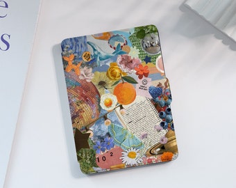 Olieverfschilderij Kleurrijke Kindle-hoes op maat voor Paperwhite 1/2/3/4, Kindle 2019/2022, Kindle Paperwhite-hoes, Kindle-hoes met automatische wake/slaap
