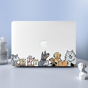 Cute Dogs Cartoon Animal MacBook Protective Hard Case Laptop Shell Case Cover For MacBook Air 11 13 Macbook Pro 13 15 16 2020 2022