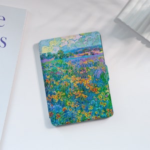 Oil Painting Meadow Kindle Case Custom For Paperwhite 1/2/3/4, Kindle 2019/2022, Kindle Paperwhite Cover, Kindle Case With Auto Wake/Sleep zdjęcie 1