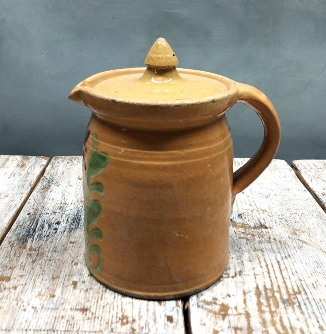 Pot avec Couvercle Ancien Soufflenheim