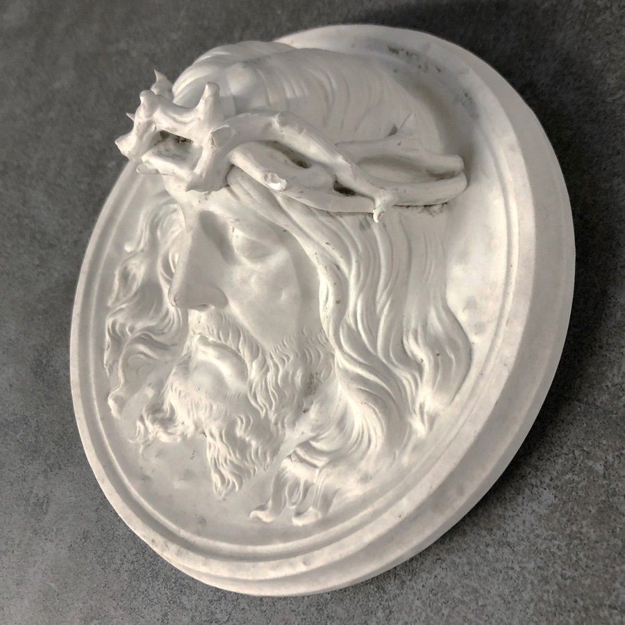 Médaillon Ancien Christ et Sa Couronne d'épines