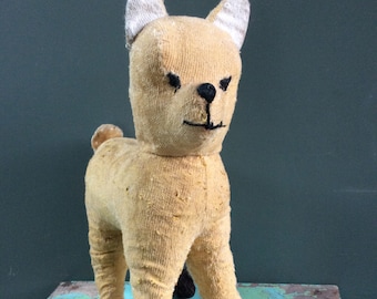 Vintage pluche Shiba Inu hond