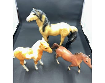 Lot Of Three Vintage Breyer Horses