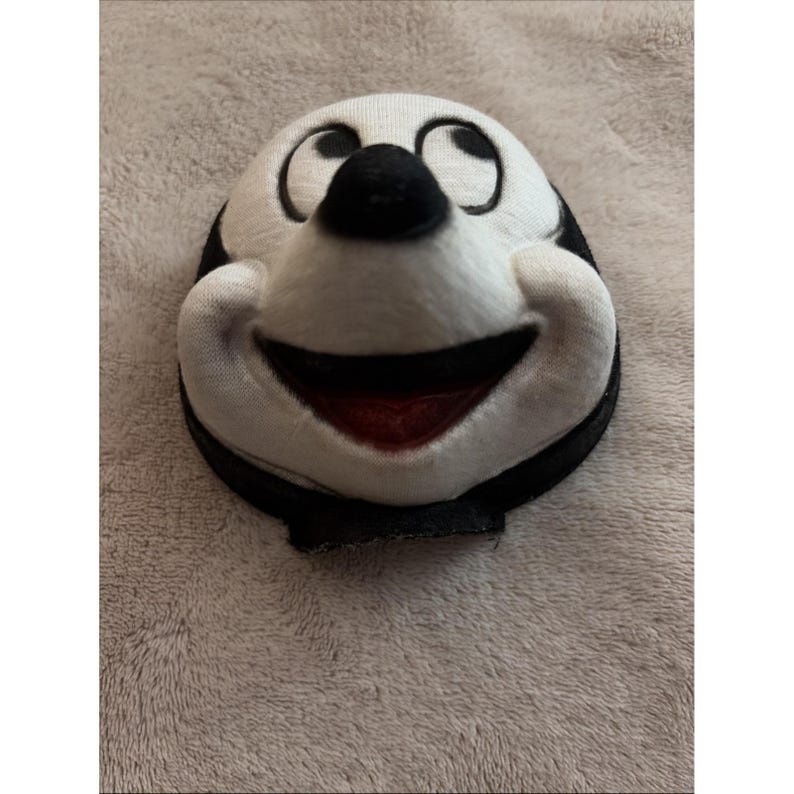 Vintage Mickey Mouse Plush Doll Original Face Gund 1940's Walt Disney image 3