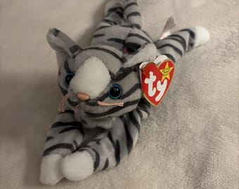 TY Beanie Baby Retired Prance The Cat 1997 With Tags