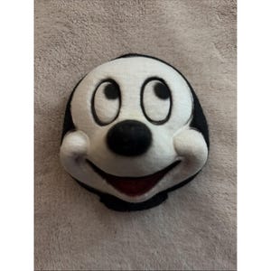 Vintage Mickey Mouse Plush Doll Original Face Gund 1940's Walt Disney image 1