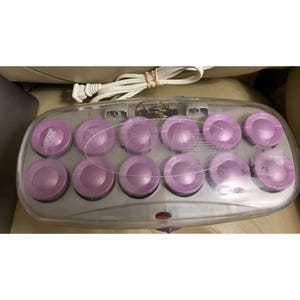 Conair ION Shine Hot Rollers 12 Flocked Curlers Pageant Curlers