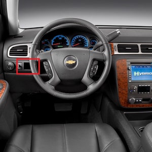 07-15 シボレー シルバラード LTZ/タホ、GMC シエラ/ユーコン (NNBS) 左収納カバー 2WD