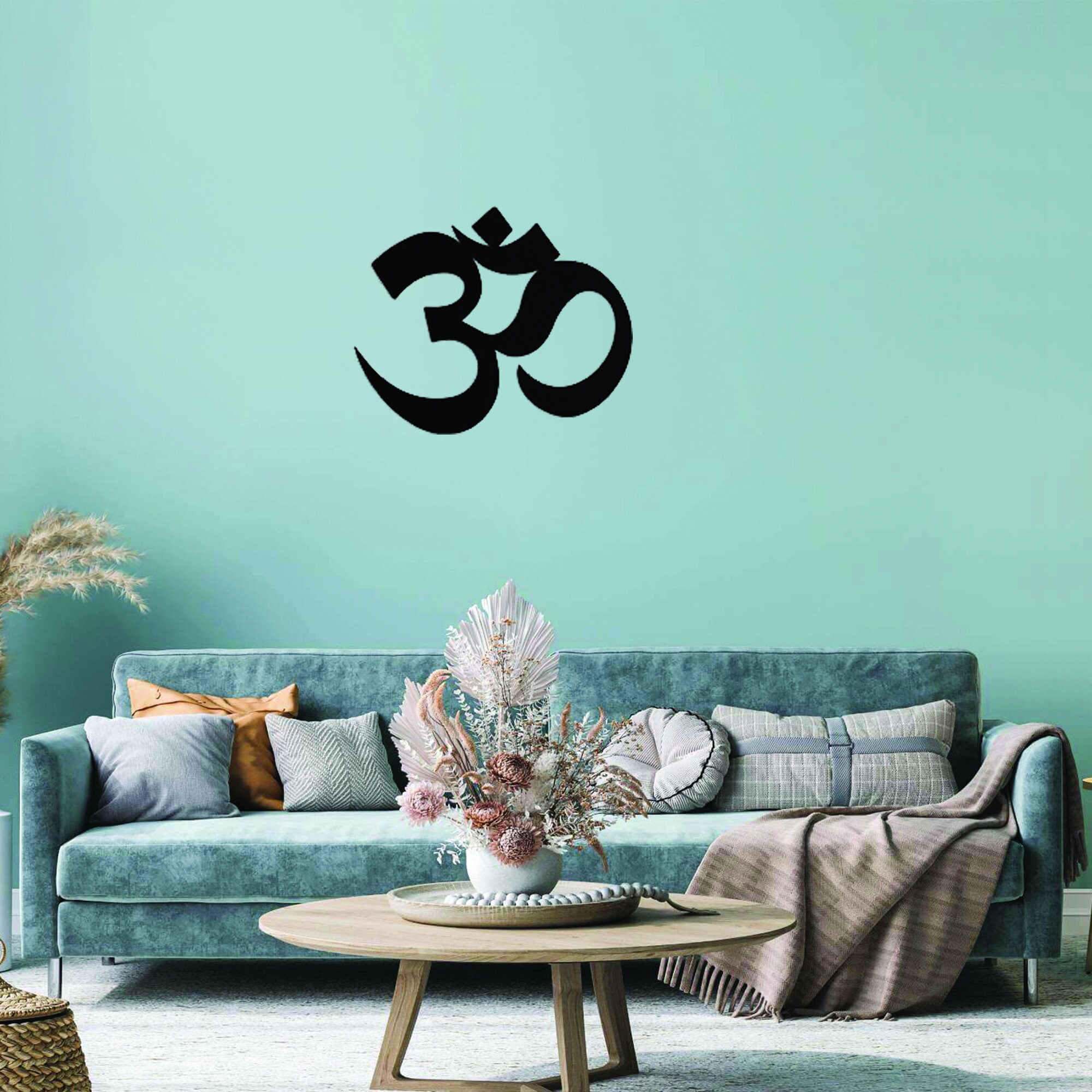 Yoga Om Metal Wall Art Yoga Wall Decor Metal Wall Sign Etsy UK