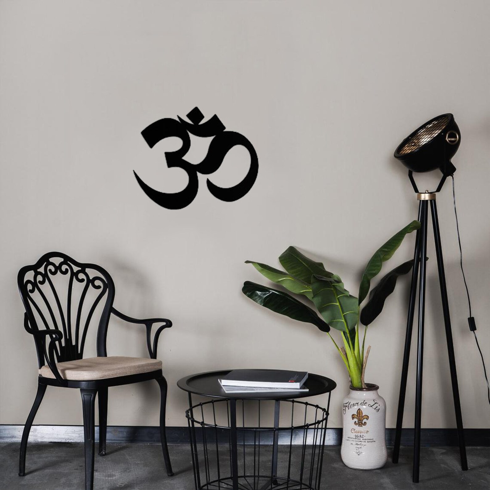 Yoga Om Metal Wall Art Yoga Wall Decor Metal Wall Sign Etsy UK