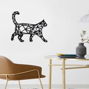 Cat Metal Wall Art Decorative Laser Cut Wall Hangings Metal | Etsy