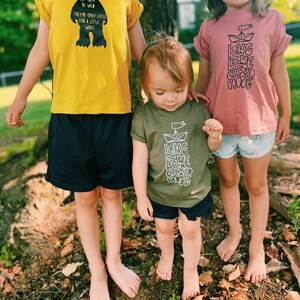 Long Live Childhood Toddler Tees, Boys T-Shirts, Girls T-Shirts, Sibling Tees, Unisex Toddler T-Shirts image 2