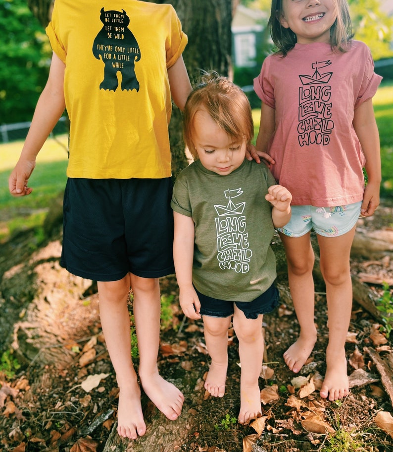 Long Live Childhood Toddler Tees, Boys T-Shirts, Girls T-Shirts, Sibling Tees, Unisex Toddler T-Shirts image 2