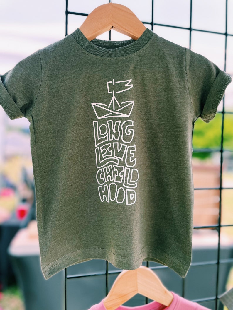 Long Live Childhood Toddler Tees, Boys T-Shirts, Girls T-Shirts, Sibling Tees, Unisex Toddler T-Shirts image 4