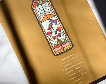 Doxology Art Print, Stained Glass Religious Print, Liturgical Art, Modern Christian Art