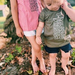 Long Live Childhood Toddler Tees, Boys T-Shirts, Girls T-Shirts, Sibling Tees, Unisex Toddler T-Shirts image 3