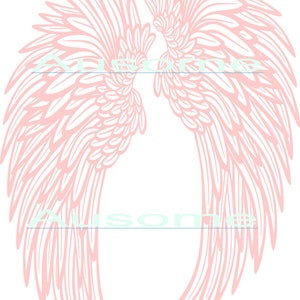 Angel wings cut file