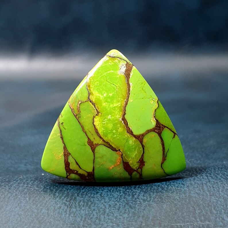 Pierre précieuse turquoise en cuivre vert AAA de qualité Etsy