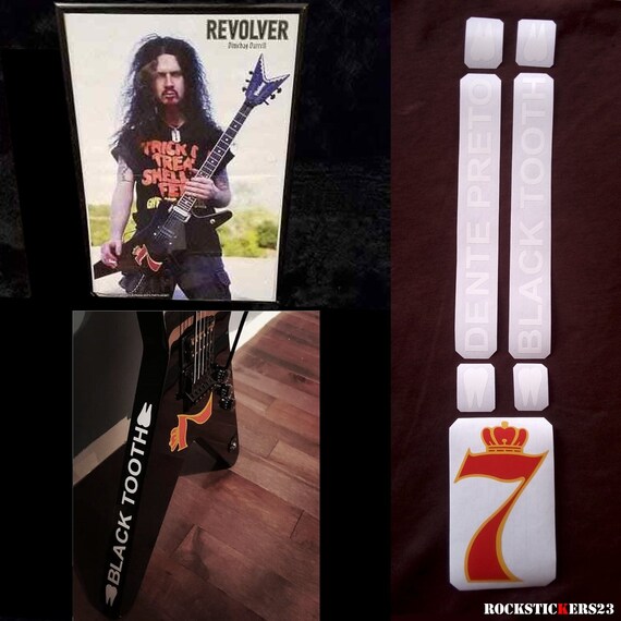 Pegatinas de guitarra Dimebag Darrell Washburn Dime calcomanía | Etsy España