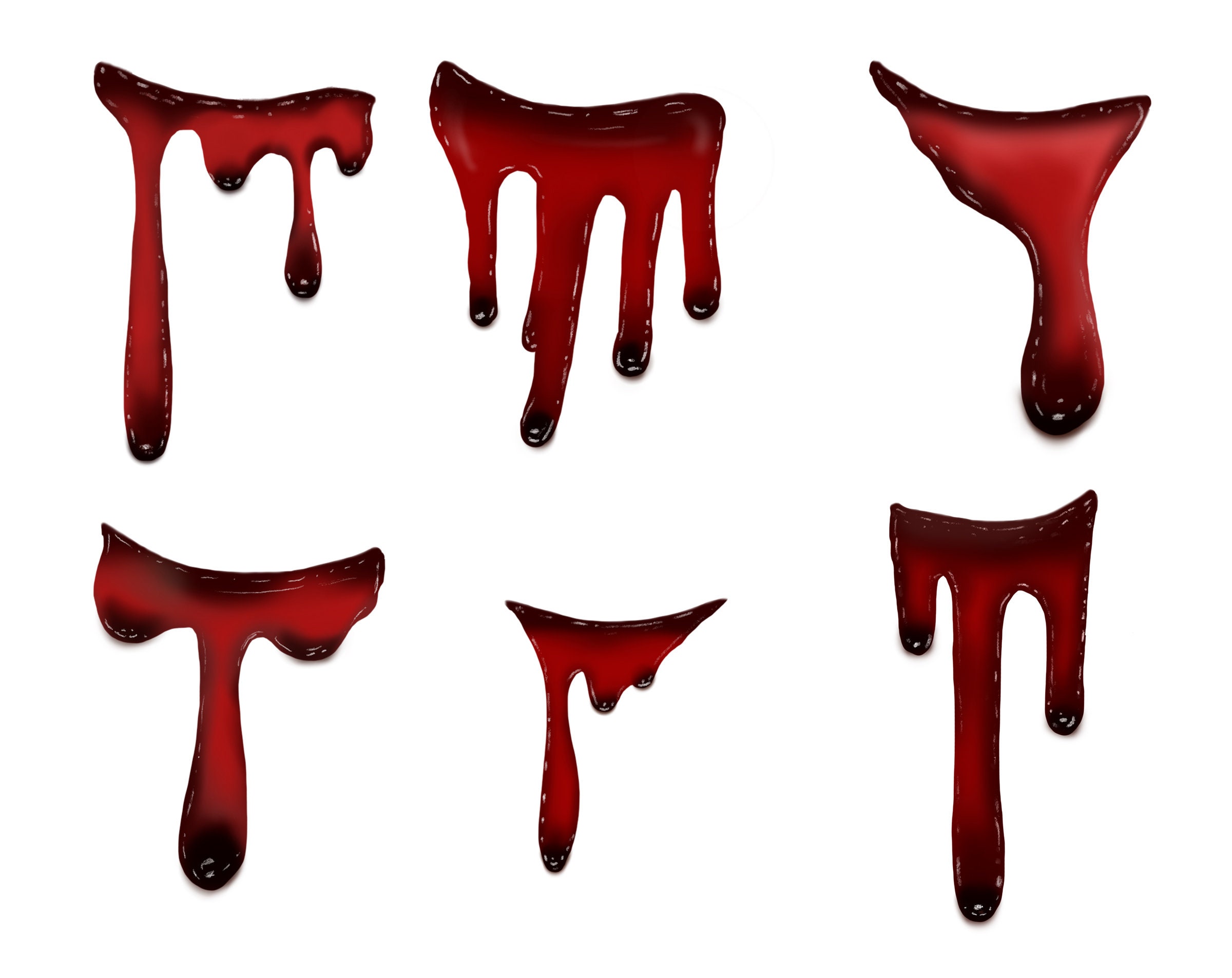 Blood Splash Tears Drop