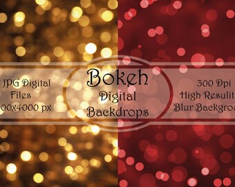 Bokeh digtal Backdrops. Blur texture background images. colorful and romantic bokeh overlays. high resolution.