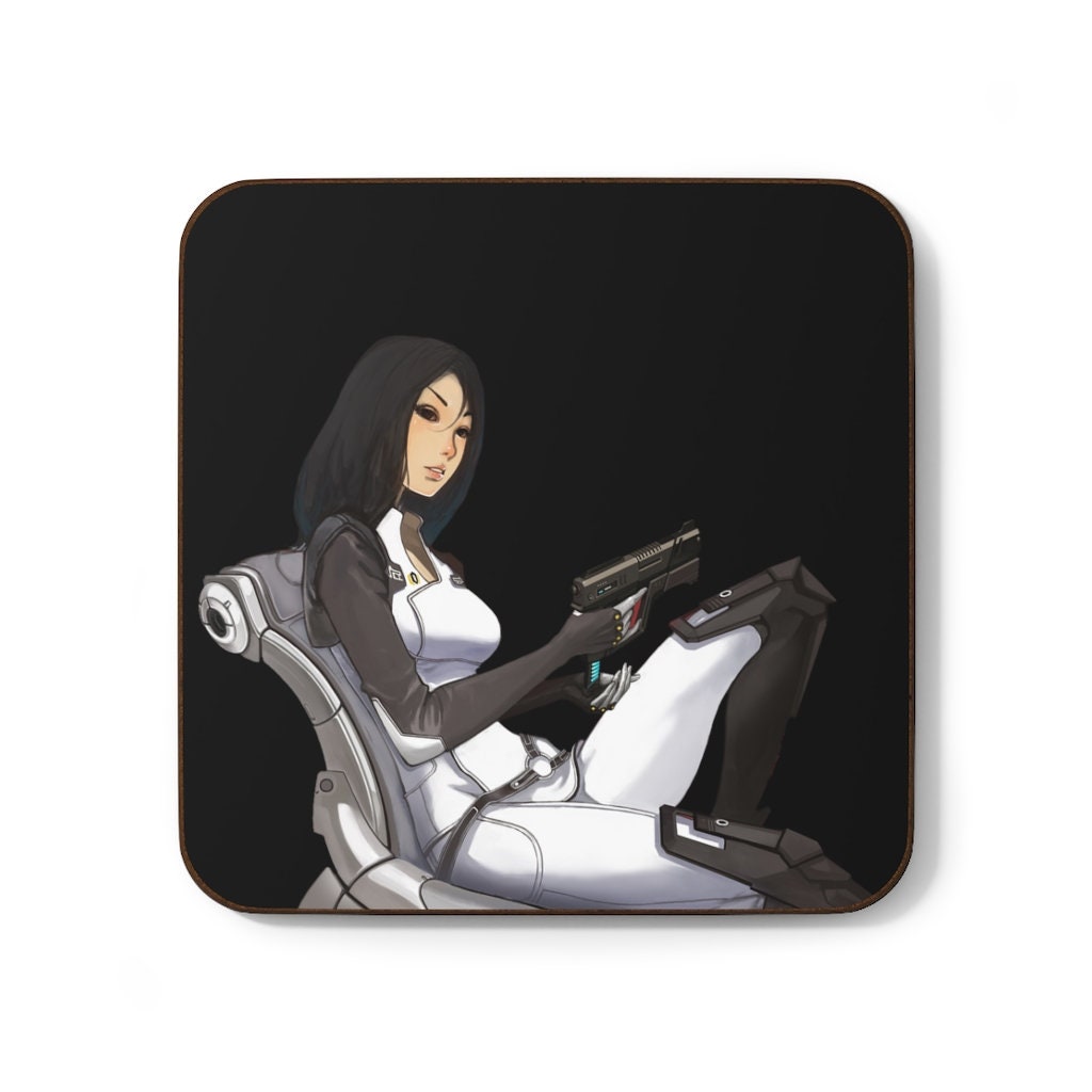 Mass Effect Coaster - Hardboard Back Gamer Gift Miranda Lawson