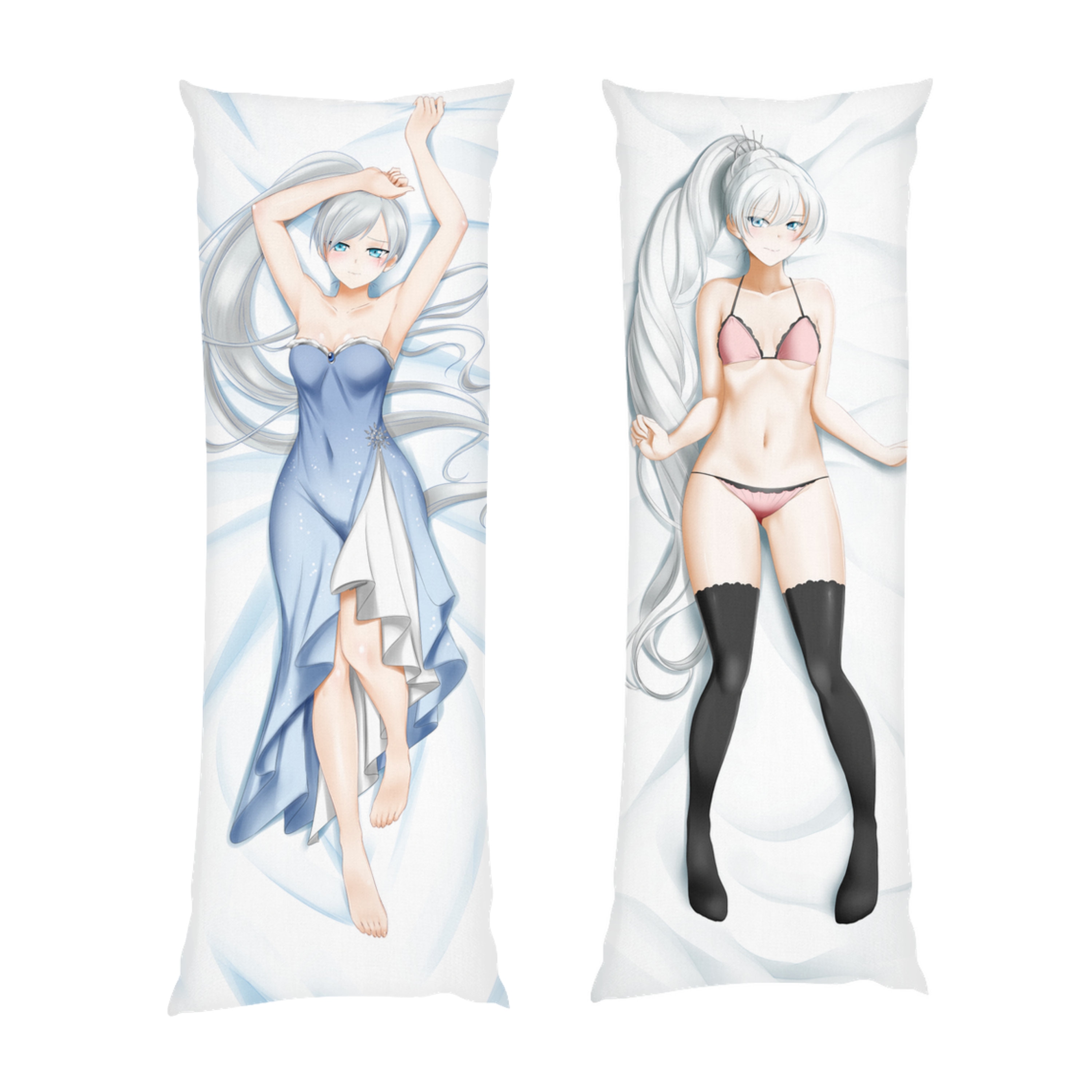 Rwby Weiss Schnee Body Pillow - Ecchi Dakimakura Waifu Pillow