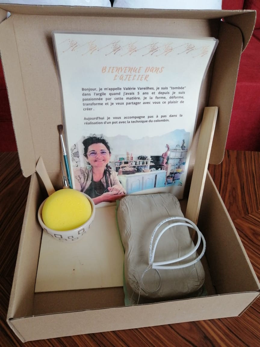 Kit d'argile Séchant à L'air, Kit Céramique Dyi, de Maison, Poterie Kits Pour Événements d'équipe