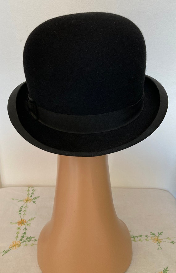 Vintage 1920's Herbert Johnson Bowler Hat with Origin… Gem