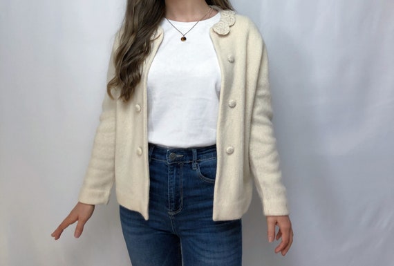 next camel cardigan