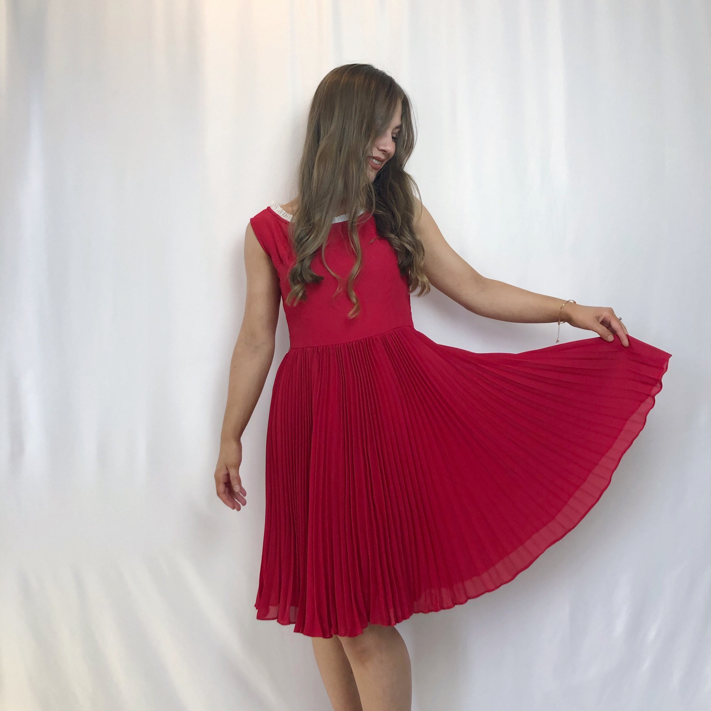 small pleated dress